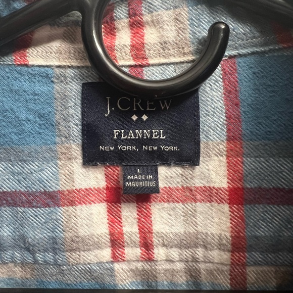 Men’s J Crew flannel shirt sz. L - Picture 2 of 4